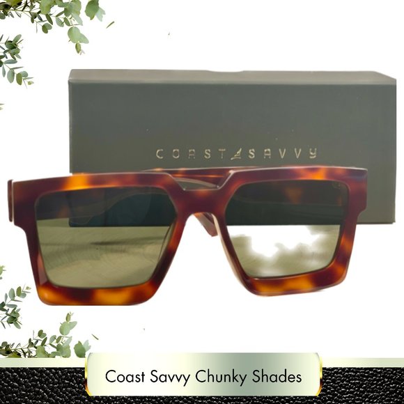 Tortoise Shell Brown Shades- Coast Savvy, LLC ® - Mazzucchelli Acetate Shades main image 8